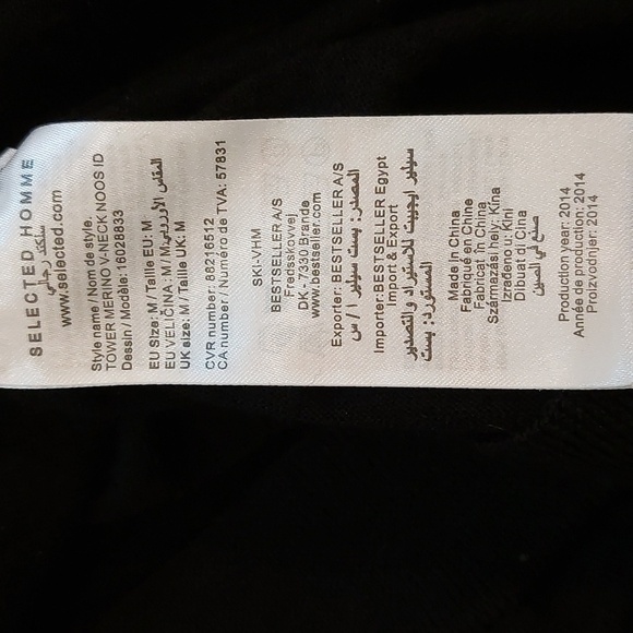 Selected homme 100% merino wool sweater size M - Picture 5 of 6